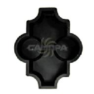 Форма для тротуарной плитки Клевер рифленый