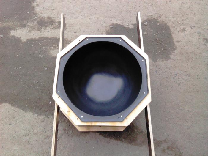 Форма для изготовления придорожной тумбы D500 H250 фото 2