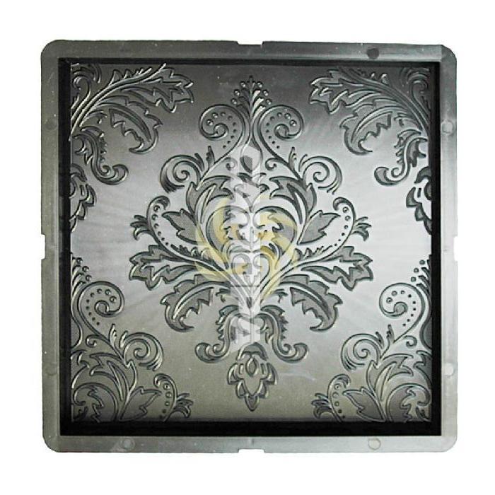 Форма С10 Квадрат Барокко 30х30х3 см
 фото 1