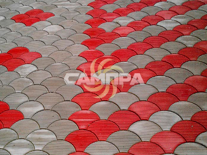 Форма для тротуарной плитки Чешуя фото 4