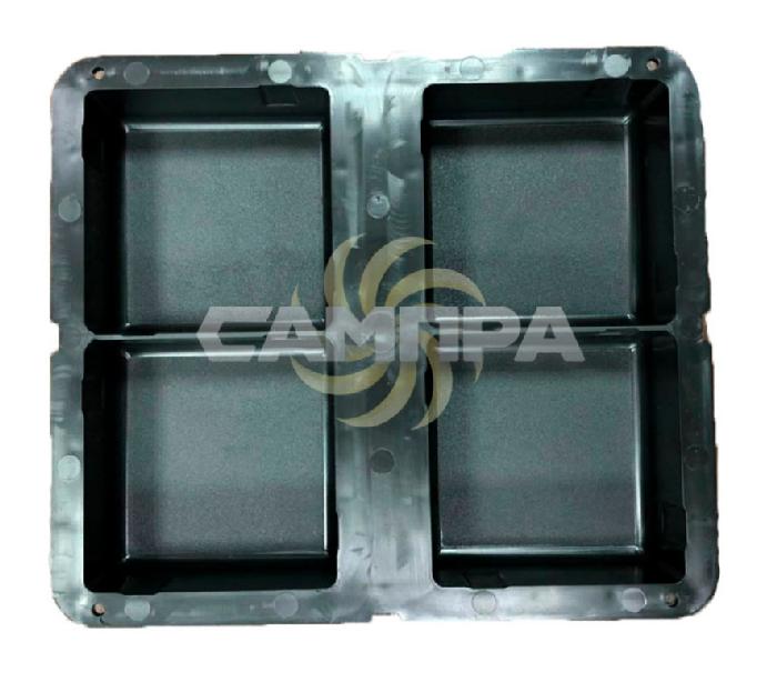 Форма для плитки 10х10х4,5 шагрень фото 1