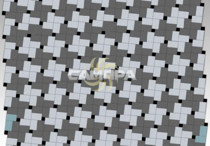 Форма для плитки 30х20х4,5 шагрень фото 3