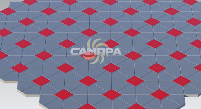 Форма для плитки 20х20х4,5 шагрень фото 8